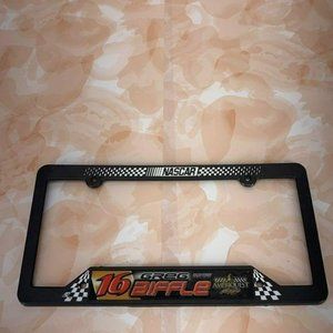 NASCAR license plate frame Greg Biffle #16‎